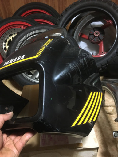 ヤマハTDR250アッパーカウルスクリーン付き！