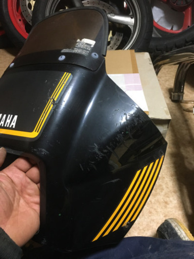 ヤマハTDR250アッパーカウルスクリーン付き！