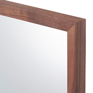 【無印良品】全身ミラー 壁に付けられる家具 ウォールナット おしゃれの画像