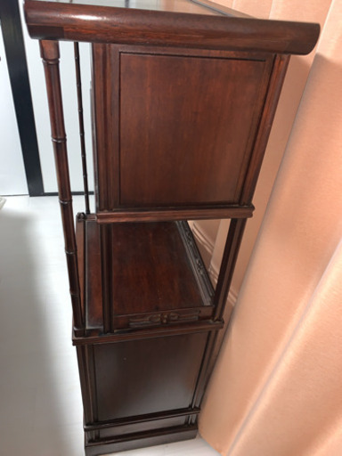★ 高級 ★ 唐木 飾り棚 家具  棚 ラック