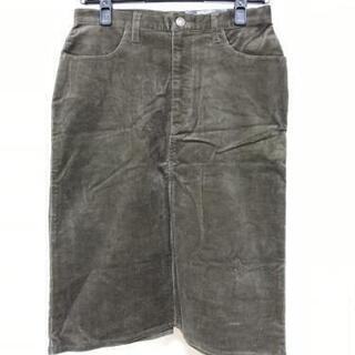 【新品】スカート カーキ(コーデュロイ)