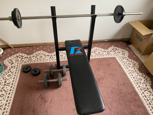 ベンチプレス！ダンベルセット！