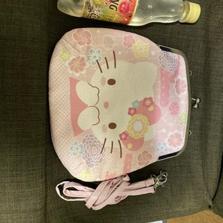 サンリオ ハローキティ がま口ショルダーバッグ 和柄