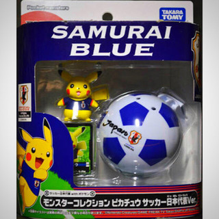 新品 ポケモン ♪ピカチュウ サムライブルー サッカー日本代表 ...