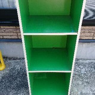 決まりました【キズ・汚れ等難有り品】スリムカラーボックス3段