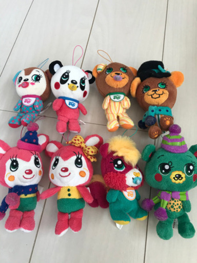 グラグラマスコットセット　ぬいぐるみ