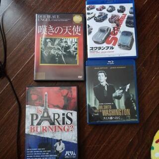 中古DVD と　ブルーレイ