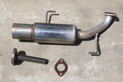 メーカー不明 BP5 レガシィ 2.0i NA用 マフラー インナーサイレンサー付き