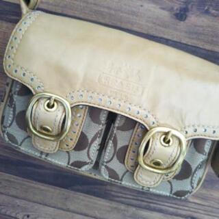 [決定]最終値下げ♪COACHショルダーバッグ(ミニ)中古の画像