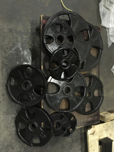 USA製　オリンピックバーベルプレートセット