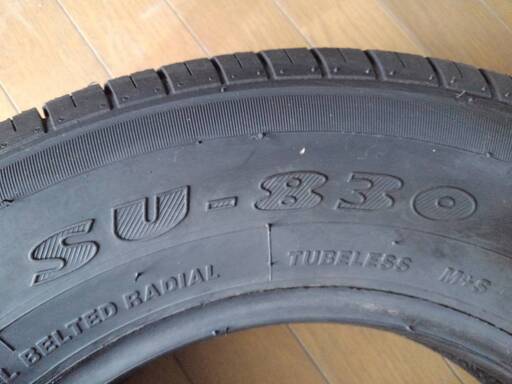 【期間限定さらに大幅値下げ】未使用　MAXTREK　SU-830　165/80R13 83T　夏タイヤ　4本　送料込み!!