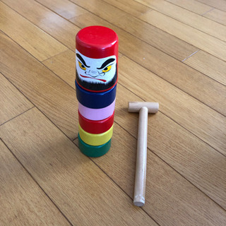 知育玩具　賢人パズル&だるま落としの画像
