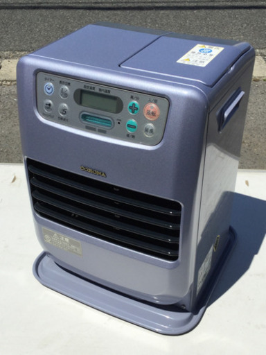 中古　2004年製　石油ファンヒーター　幅31    奥行30.5    高さ39.5  (cm)   パープル