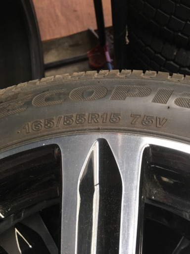 ダイハツ 純正 アルミ ラジアル 165/55 R15 値下げしました！