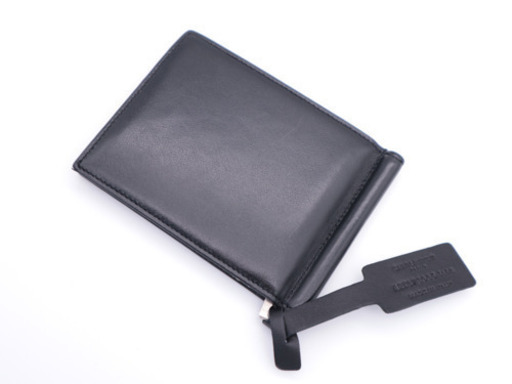 《SAINT LAURENT/マネークリップ》378005 ブラック Aランク