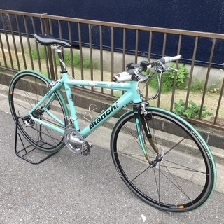 Bianchi ビアンキ クロスバイク カメレオンテ4 フラットバーロード　30速  チェレステカラーの画像