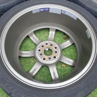 RAYS GRAM LIGHTS 57S　215/45R17　タイヤ　ホイール　4本セット 17インチ レイズ　グラムライツ　DUNLOP　ダンロップ　DIREZZA　ディレッツァ　DZ101 アルミ　の画像