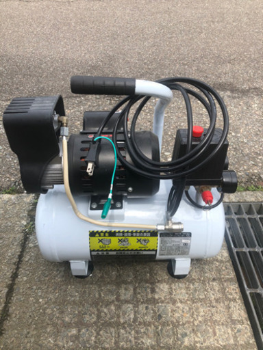 EARTH MAN アースマン 静音タイプ オイルレス エアーコンプレッサー 10L