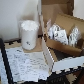 【今月中 無料】Wi-Fiルータ UQ Speed Wi-Fi HOME L01 箱ありの画像