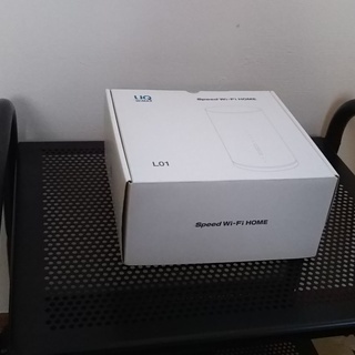 【今月中 無料】Wi-Fiルータ UQ Speed Wi-Fi HOME L01 箱ありの画像
