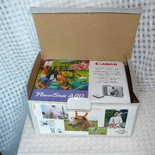 Canon Power Shot A80 操作ビデオ 説明書 フォトフレーム Camera Suite 1.2 保証書 キャノン ※カメラ・アクティブミニ3脚は入っていません。の画像