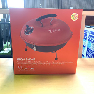 【未使用】バーベキューコンロ BBQ お洒落 BBQ&SMOKE...