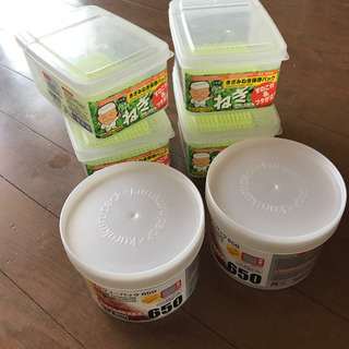 ★差し上げます★0円 ダイソーのタッパー6個の画像