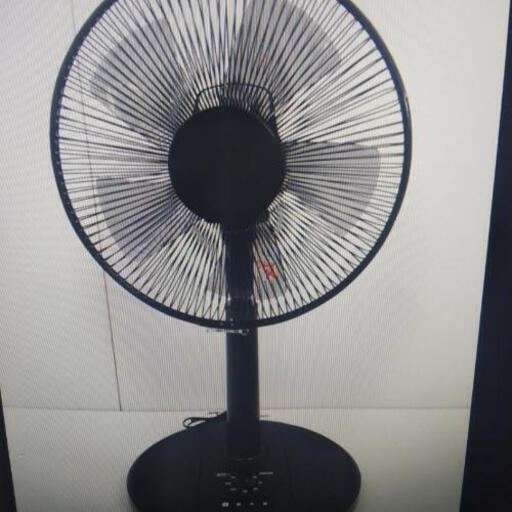 値下げ！新品！ 扇風機 ブラック リビング扇  DLT-AG30