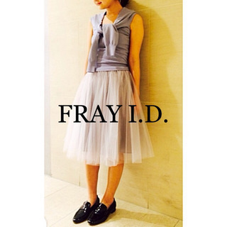 ☆FRAY I.D☆フレイアイディー  ストールチュールコンビワンピースの画像