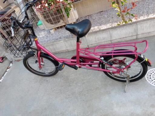 自転車　鍵付き　ジャンク