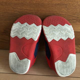 靴 スニーカー eaB SLAP SLIP 赤 14㎝の画像