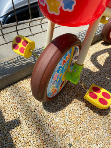 アンパンマンの三輪車