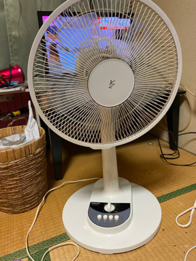 本日正午まで　扇風機
