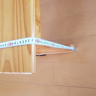 木製ロングベンチ の画像