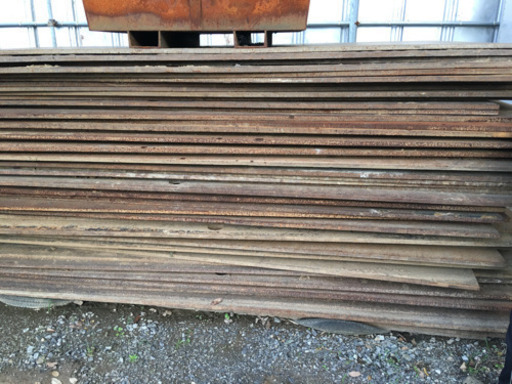 敷鉄板300cmx150cmx2cm中古