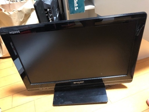 シャープ(SHARP)AQUOS19インチ、リモコン・B-CAS・HDMI搭載液晶てれび！