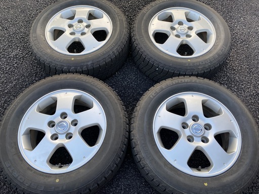 4本 ★ 2019年製 超バリ山 国産スタッドレス 195/65R15 ★ 日産 セレナ 純正 5.5J +45 5-114.3 ★ ラフェスタ など