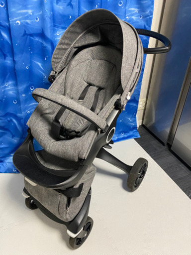 ストッケ　ベビーカー　エクスプローリー　ブラックメラーンジ