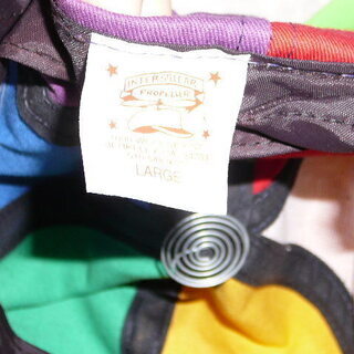 HOLLYWOOD ACTORS ASSOCIATION ハリウッド L 帽子 プロペラ ロバ ビーズ カラフル キャップ レインボーの画像