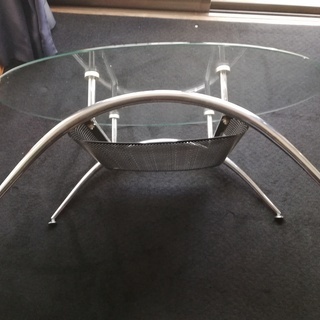 値下げ・ガラステーブル（ニトリ製品）の画像