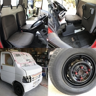 奈良！全塗装済！アクティ2WD!ベルト交換・パワステ・エアコン・オートマ!の画像