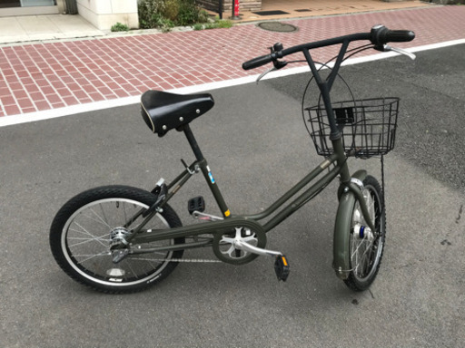 20インチ　ブリジストン三段ギア自転車　中古　麻布