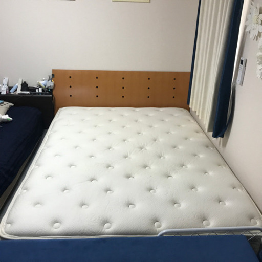 取引中★シーリーワイドダブルベッド