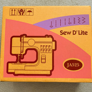 JANOME コンパクト電動ミシン 【sew D`Lite】 J...