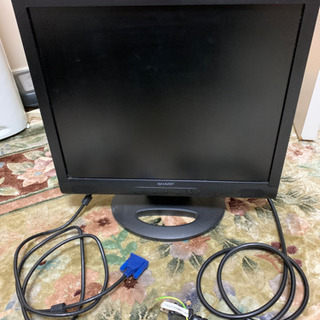 無料☆液晶カラーモニター LCD MONITOR シャープ
