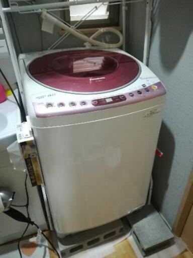 【値下げ！急募】パナソニック簡易乾燥機能付き全自動洗濯機（容量8kg）