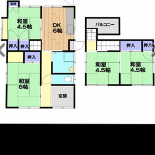 初期費用激安！4DK 戸建　日当たり抜群！　早い者勝ち！海近！テレワークで1部屋可能 - 遠賀郡