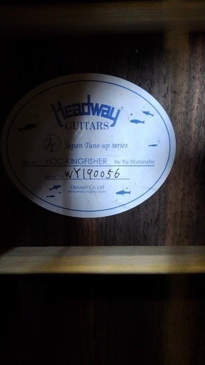 値下げしました【店舗同時販売中】HEADWAY　アコギ　わたなべゆう監修モデル