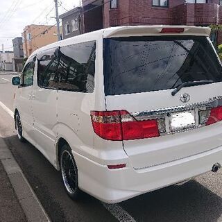 車検 今年の10月まで アルファード 15年式 4WD 両側パワスラの画像