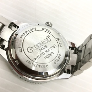 ◆◇美品◆◇GUIONNET ギネオ ハイドロマスター HD300 自動巻き オートマチック メンズ 腕時計 グリーンの画像